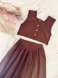 The Timeless Linen Skirt Set