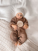 Cable Knit Jumpsuit Chocolate