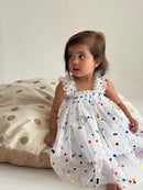 Confetti tulle dress