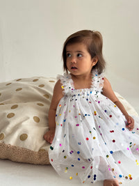 Confetti tulle dress