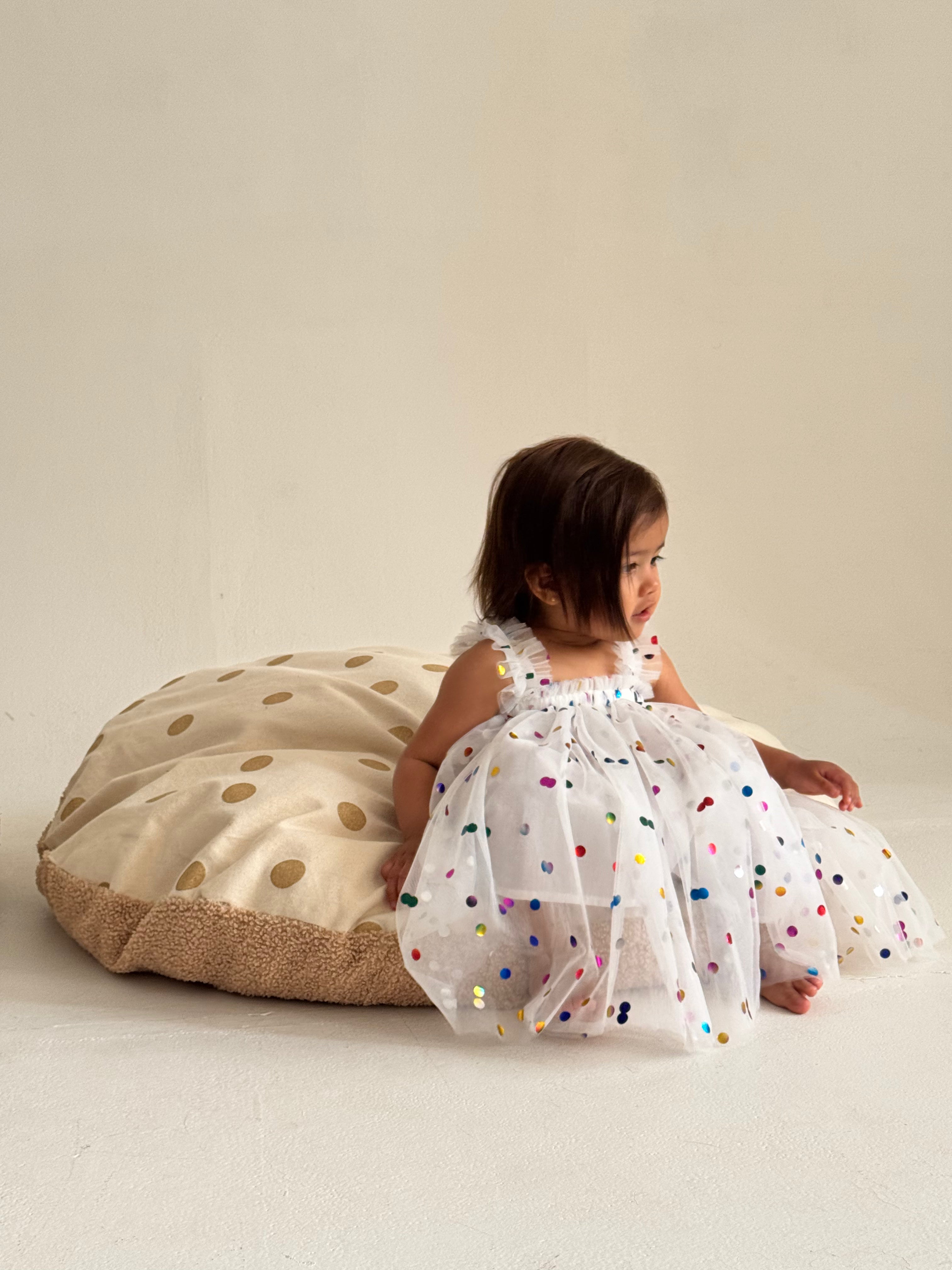 Confetti tulle dress