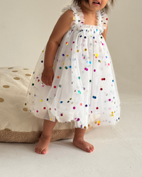 Confetti tulle dress