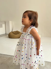 Confetti tulle dress