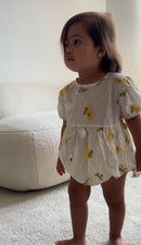 Chamomile Puff Sleeve Romper