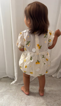 Chamomile Puff Sleeve Romper