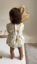 Chamomile Puff Sleeve Romper