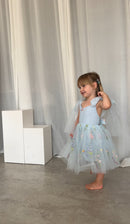 The Primavera tulle dress Sky