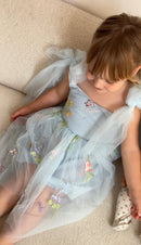 The Primavera tulle dress Sky