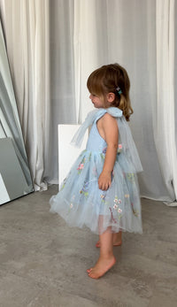 The Primavera tulle dress Sky