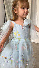 The Primavera tulle dress Sky