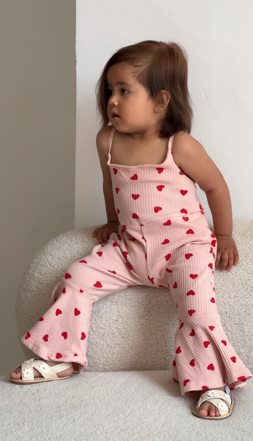 Hearts Flare Jumpsuit
