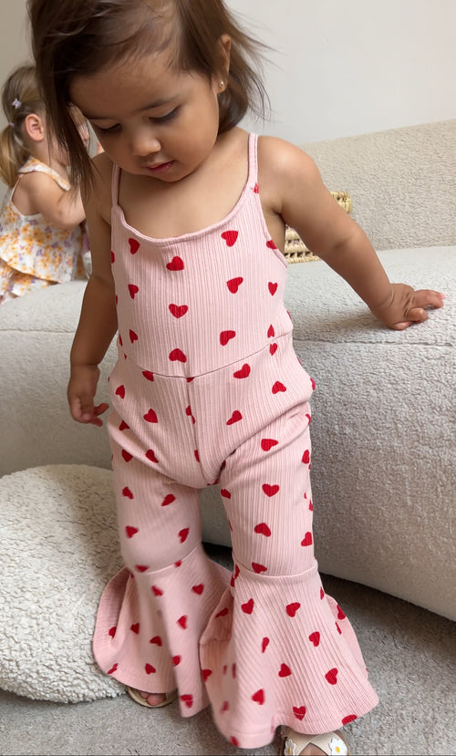Hearts Flare Jumpsuit