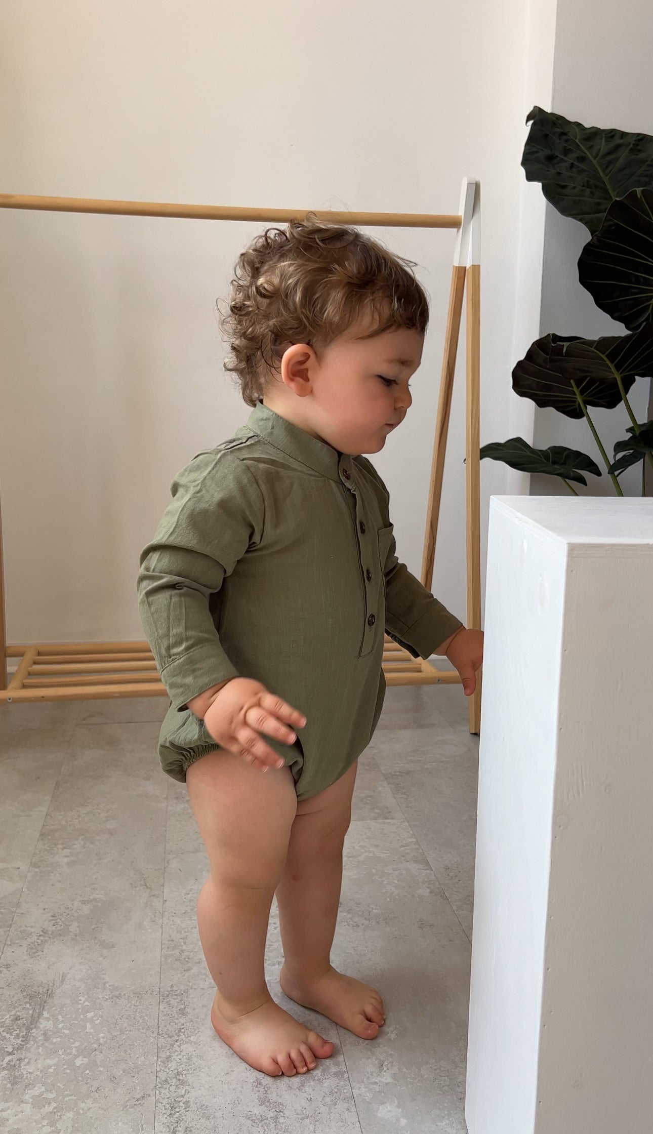 Luka buttoned romper