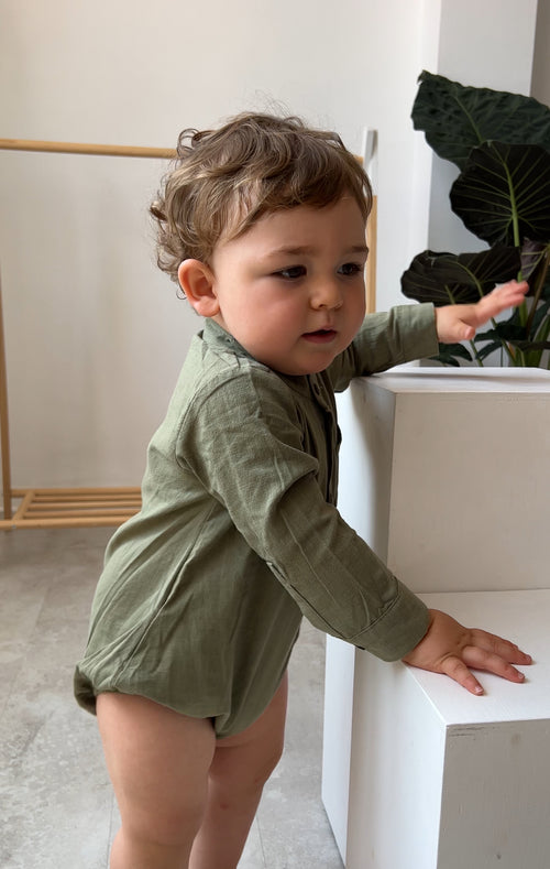 Luka buttoned romper