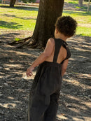 The chocolate corduroy dungarees