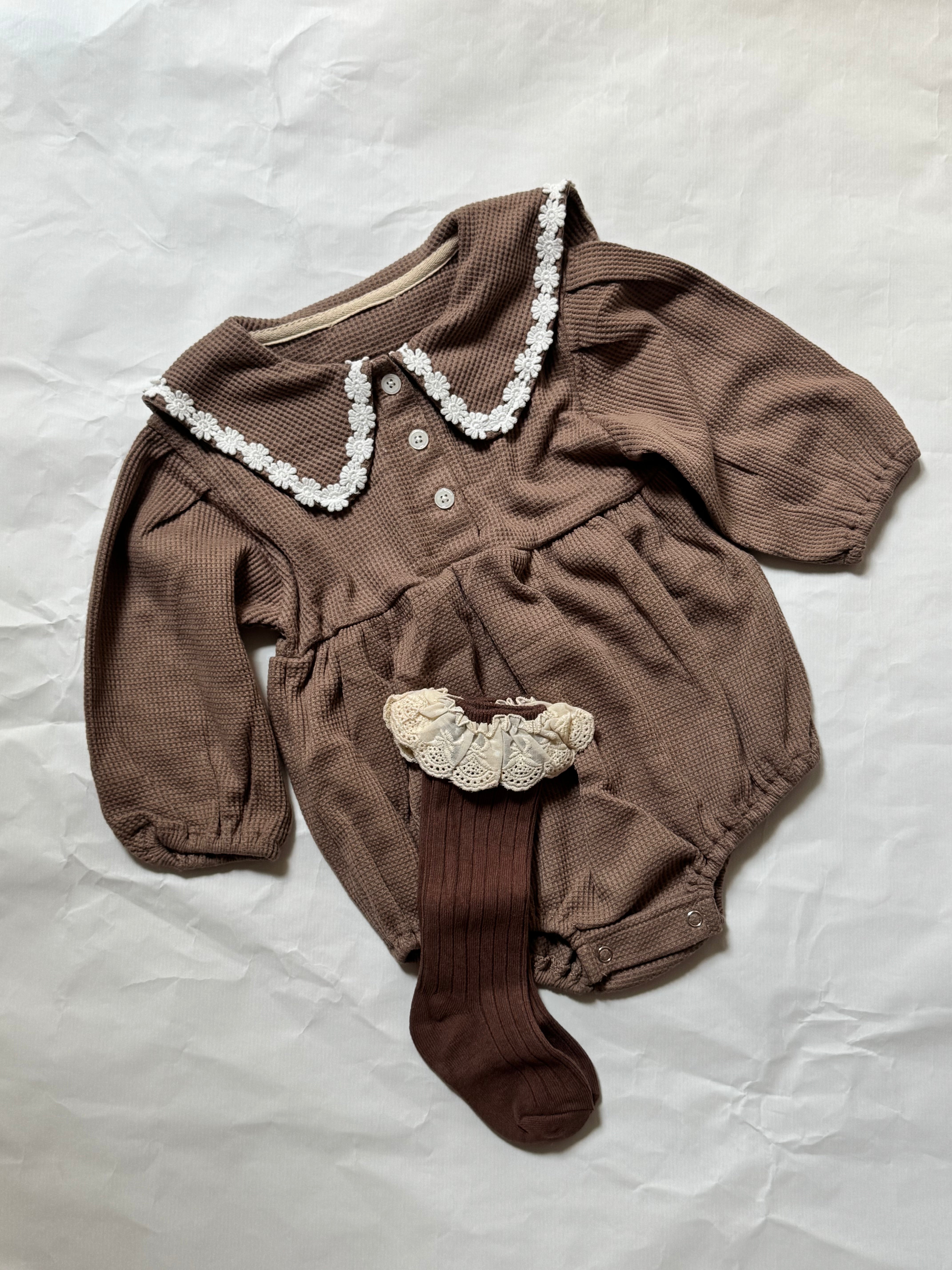 Lucia Waffle Romper