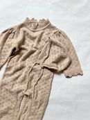 Lila Lace Knit Romper
