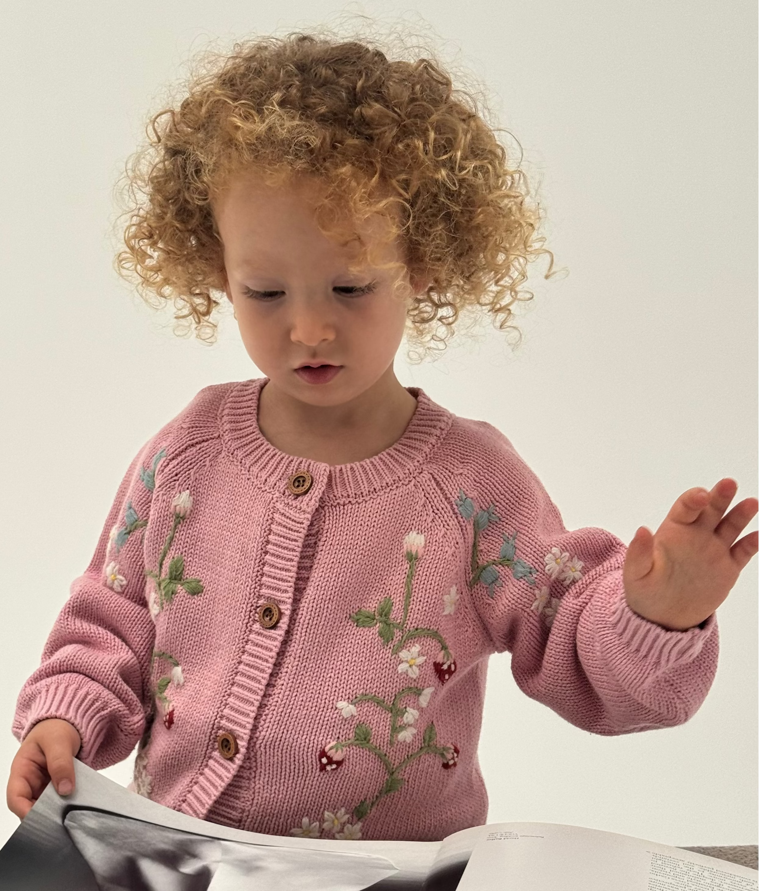 Berry Blossom Cardigan