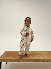Mr. Dog Hooded Onesie