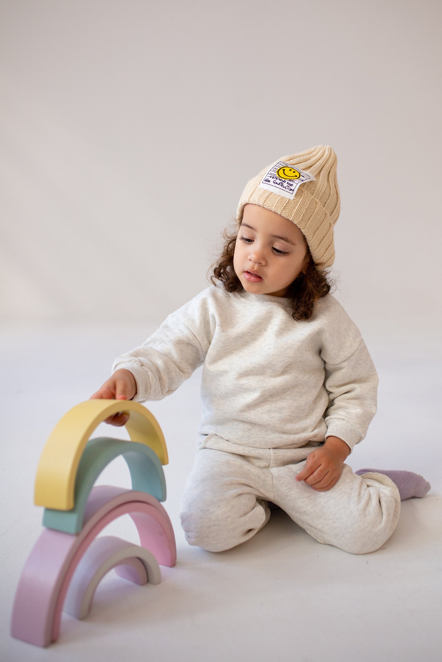 Smiley Knitted Beanie