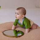 Summer Color Block Romper Green