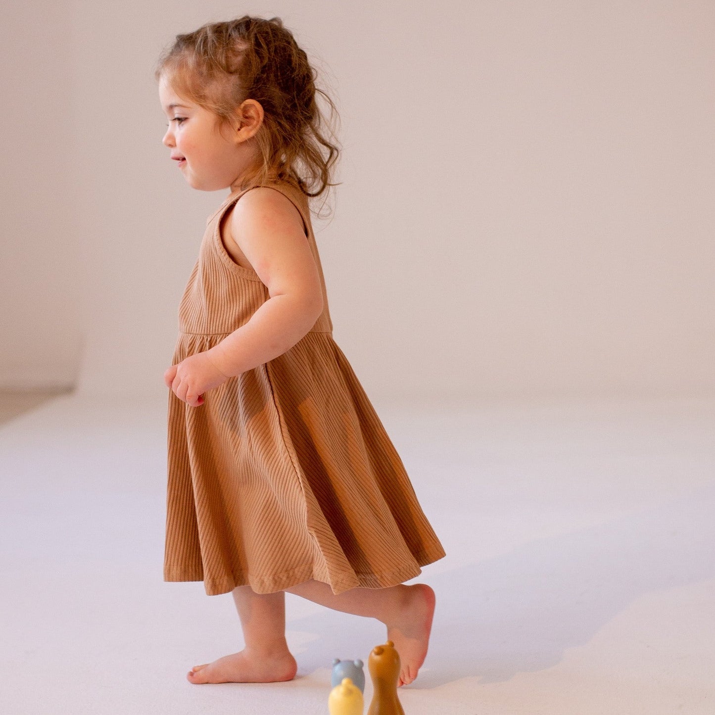 The Basic Twirling Dress Mocha