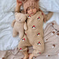 The mushroom romper Camel