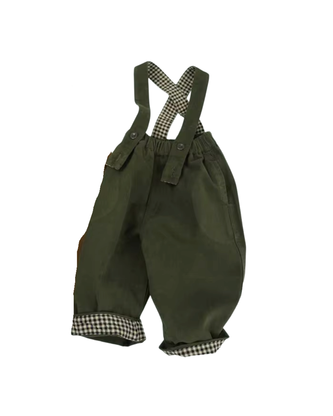 The contrast suspender trousers