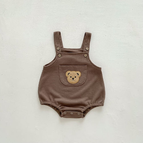 Bear Suspender Romper