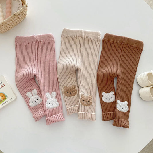 Baby animals knitted bottoms