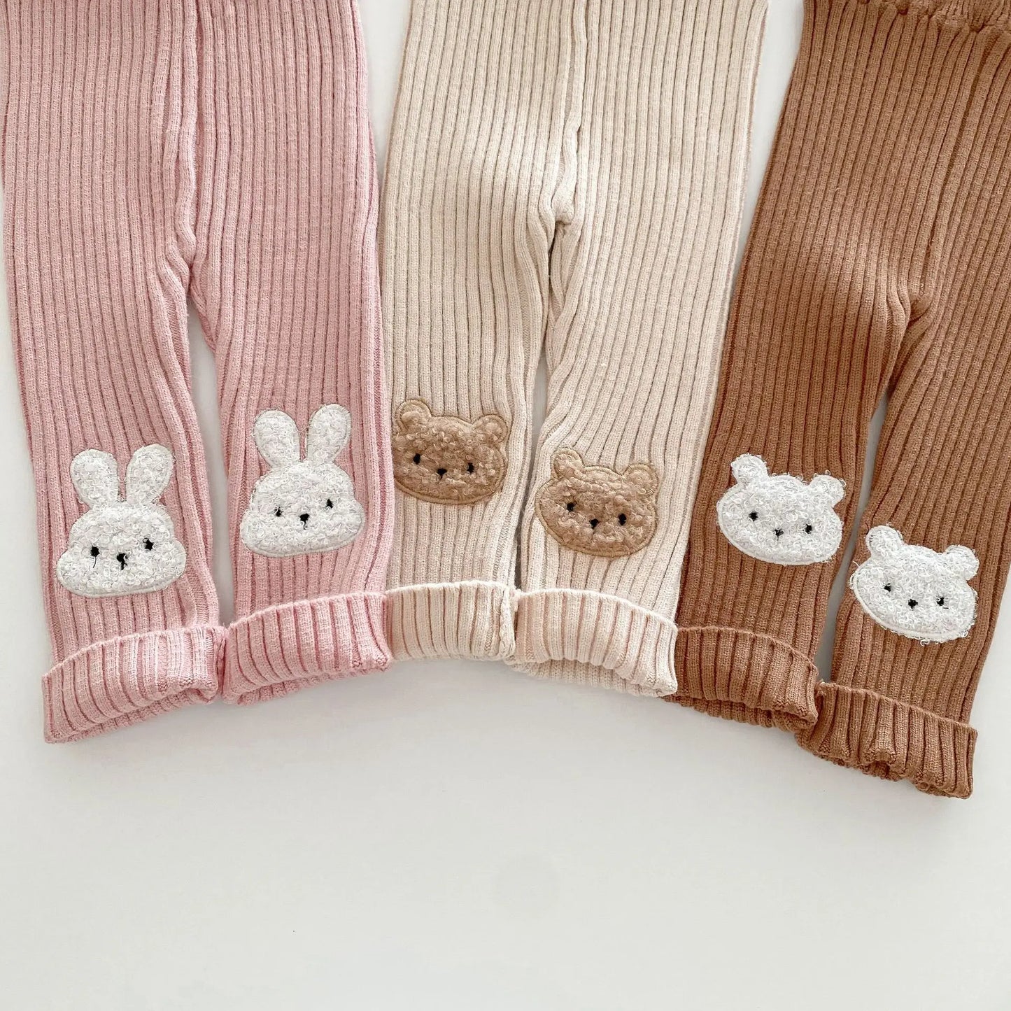 Baby animals knitted bottoms