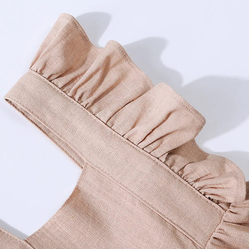 Sarah frilled summer overalls