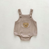 Bear Suspender Romper