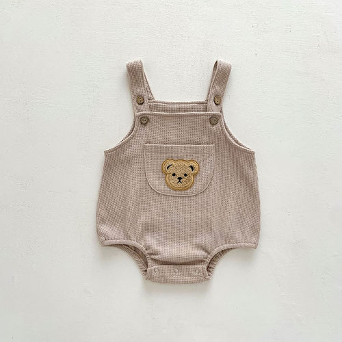 Bear Suspender Romper