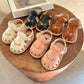 Floral baby sandals