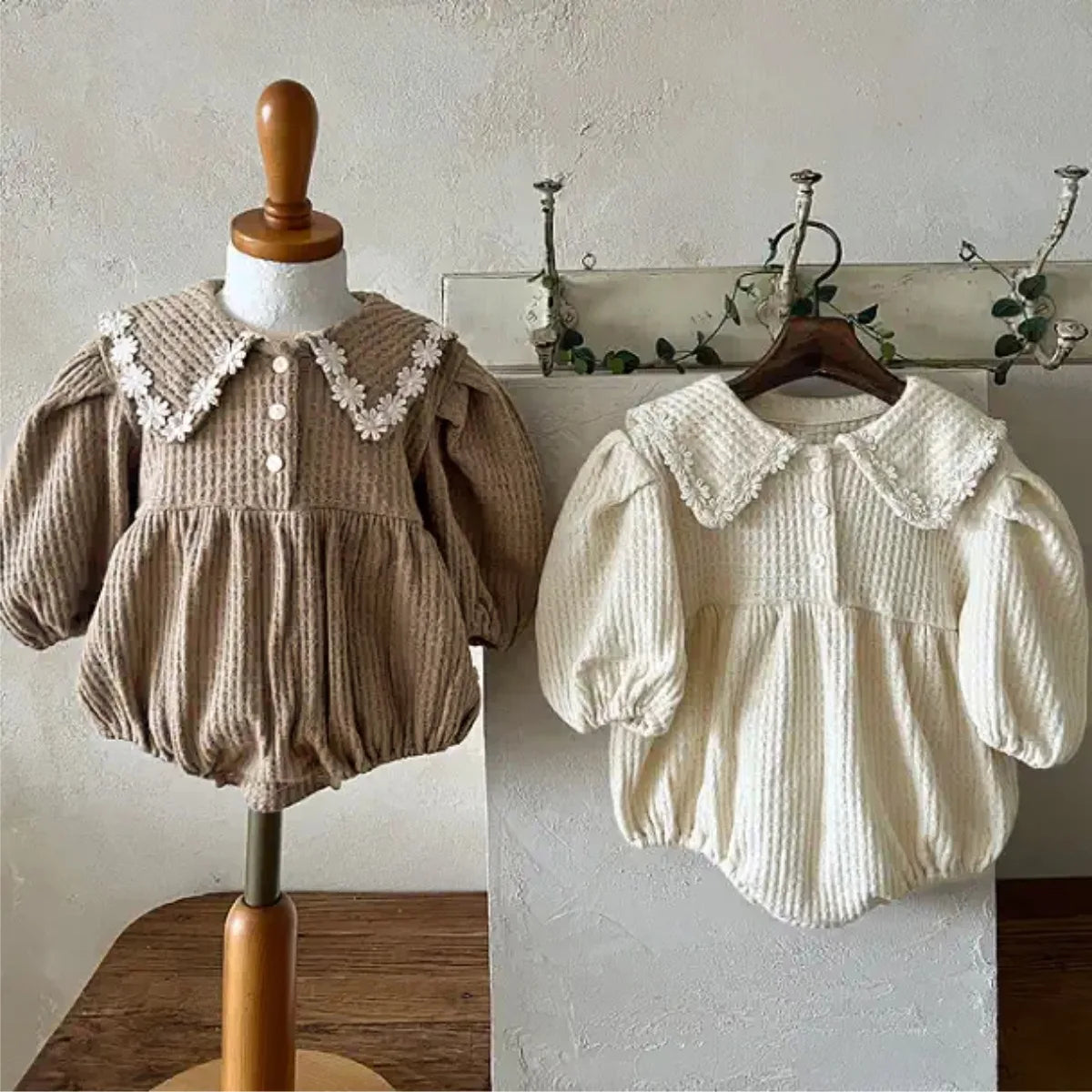 Lucia Waffle Romper