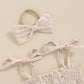 Tiny floral tutu romper Beige