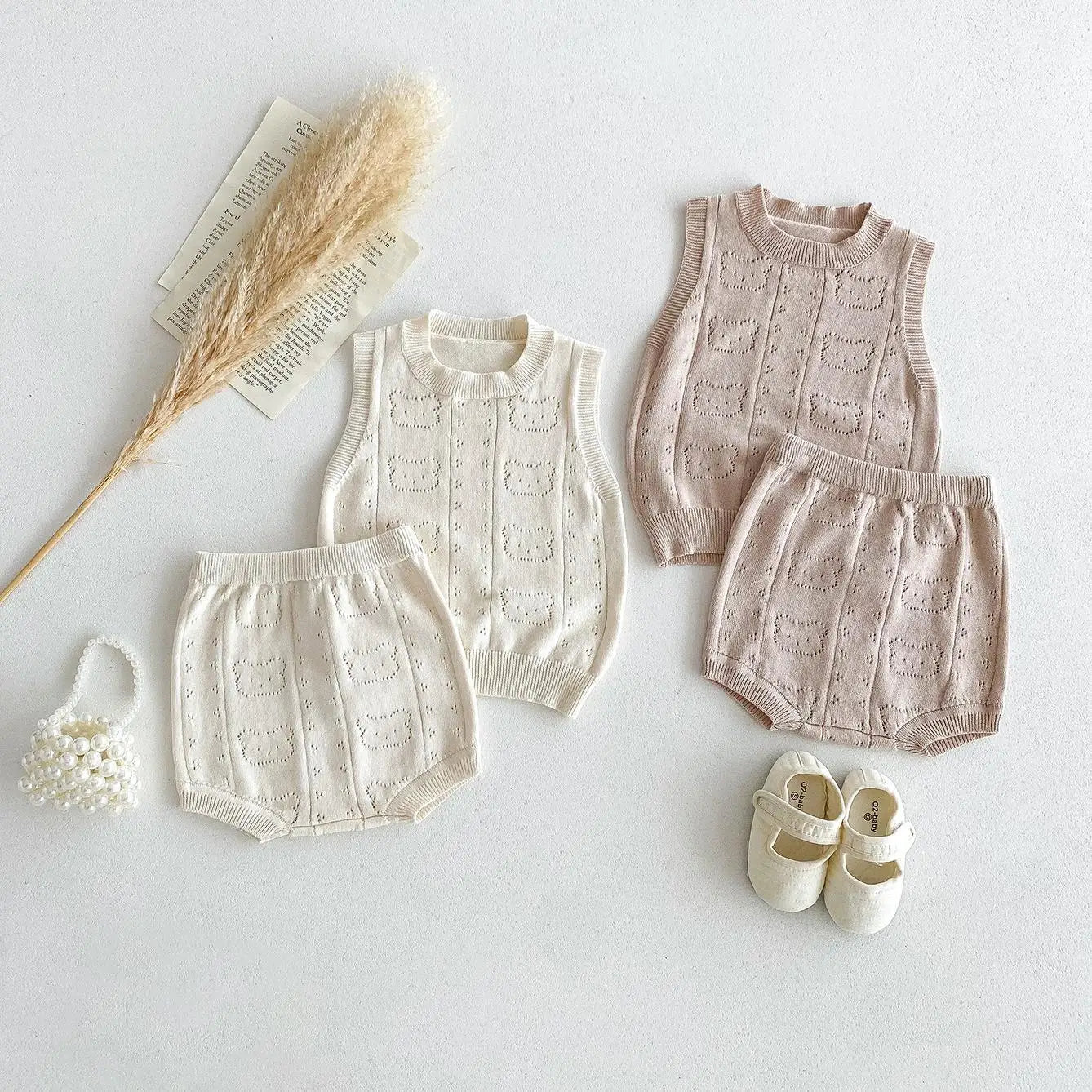 Baby bear spring set White