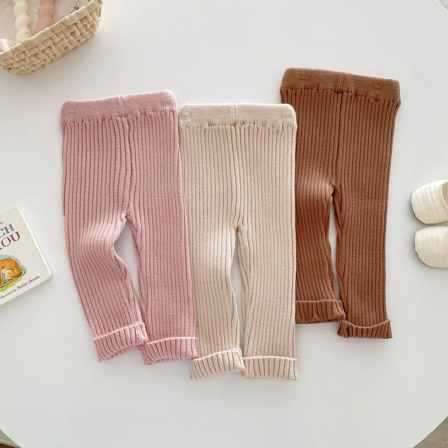 Baby animals knitted bottoms