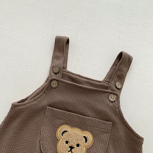 Bear Suspender Romper
