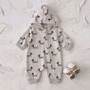 Mr. Dog Hooded Onesie