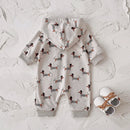 Mr. Dog Hooded Onesie