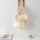 Oli dainty floral skirted romper