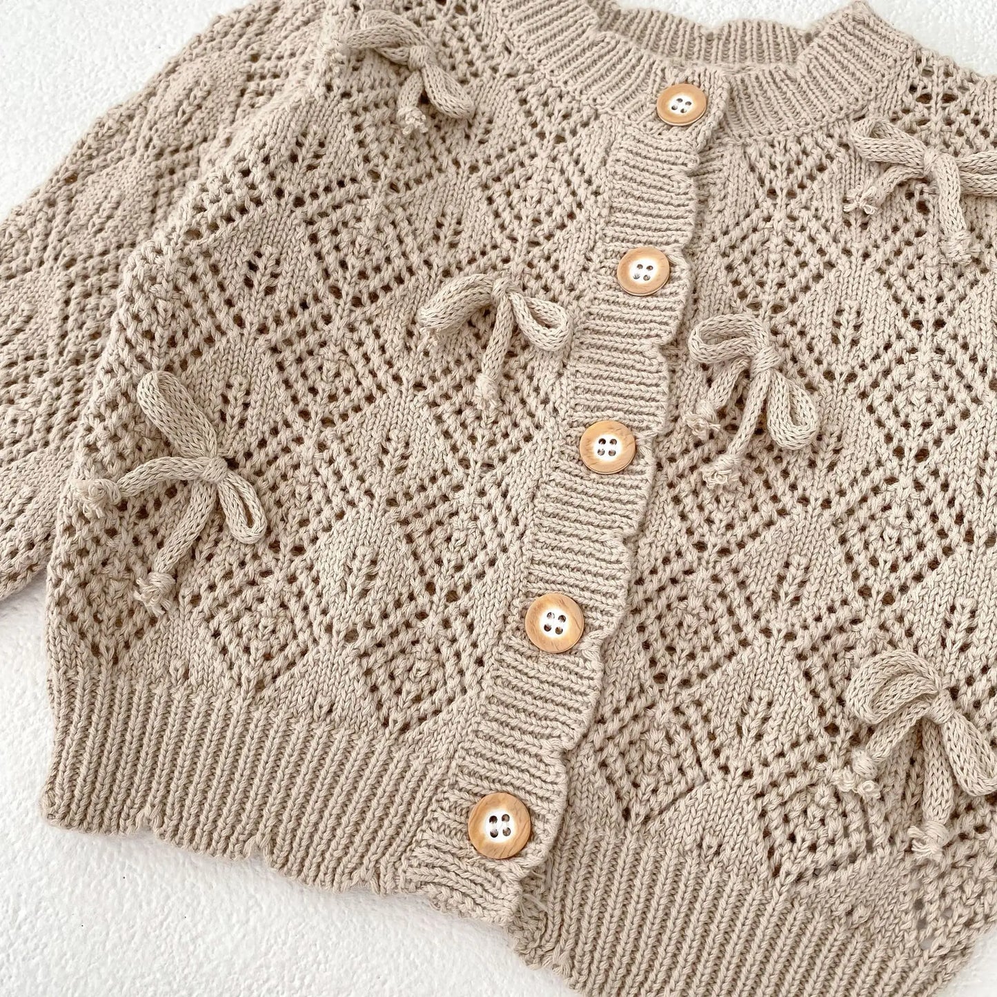 Tiny bows cardigan