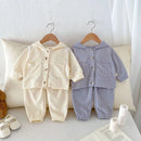 Bunny Waffle Cardigan set
