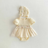 Oli dainty floral skirted romper