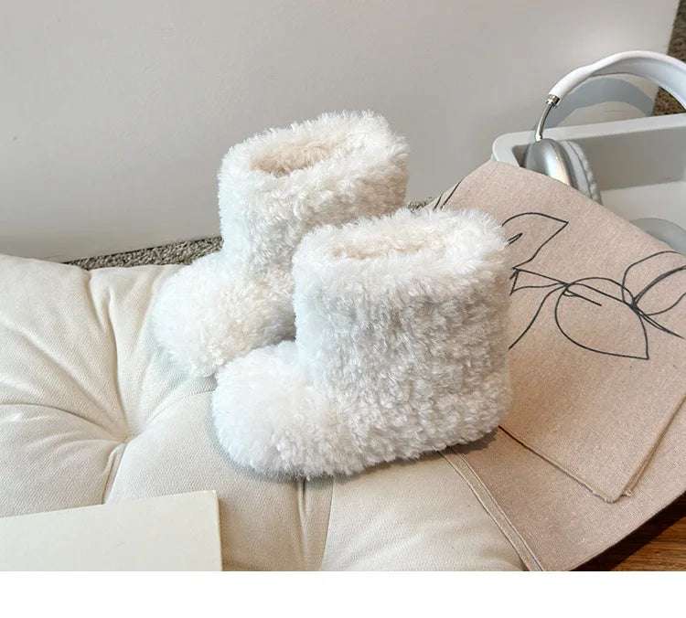 Teddy warm cozy booties