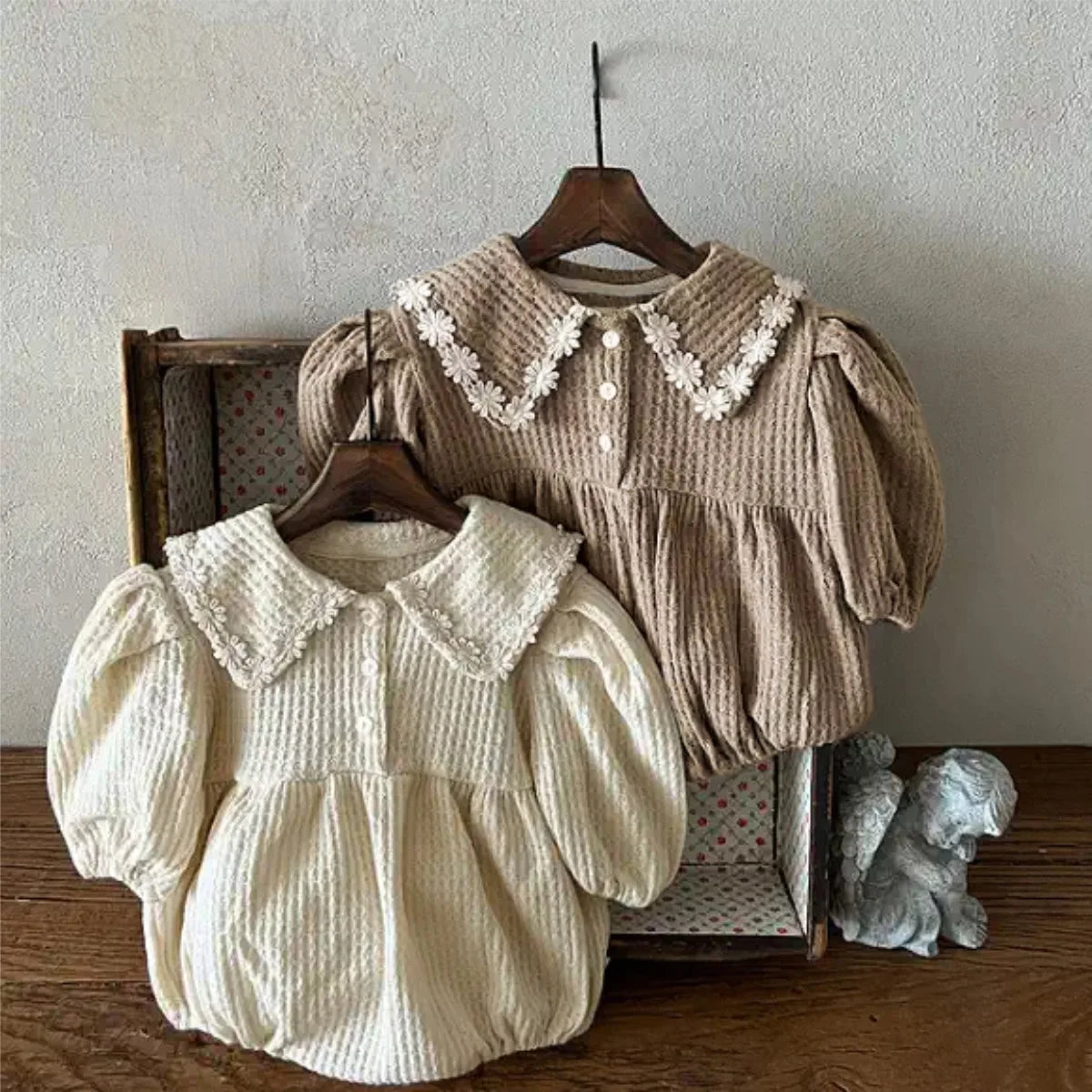 Lucia Waffle Romper