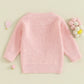 Floral Rainbow Sweater Pink