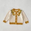 Yellow daisy cardigan